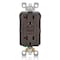Leviton GFCI Receptacle, 20A, 125Vac, 5-20R, Brown GFNT2 - alternate 2